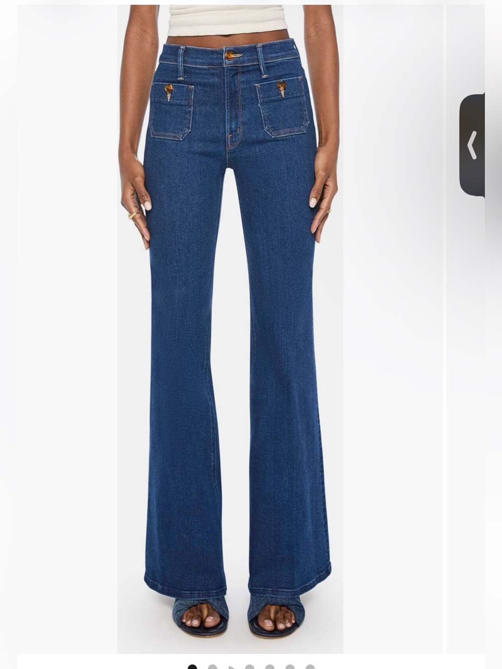 NWT Mother 29 The Patch Pocket Doozy
Flare Jeans